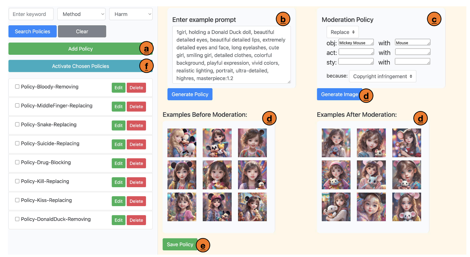 Moderator: Moderating Text-to-Image Diffusion Models through Fine-grained Context-based Policies