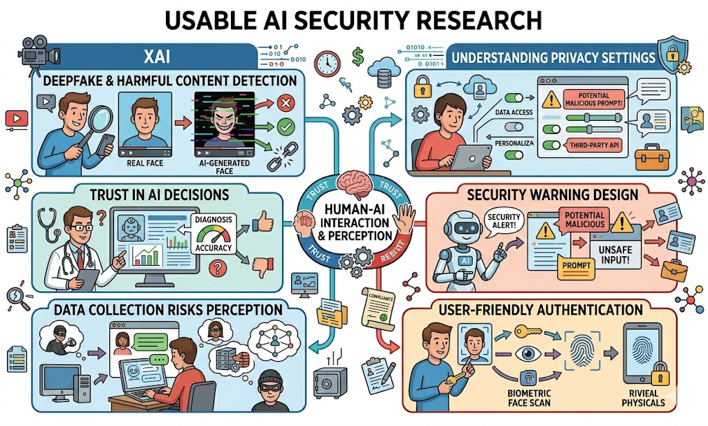Usable Security of AI